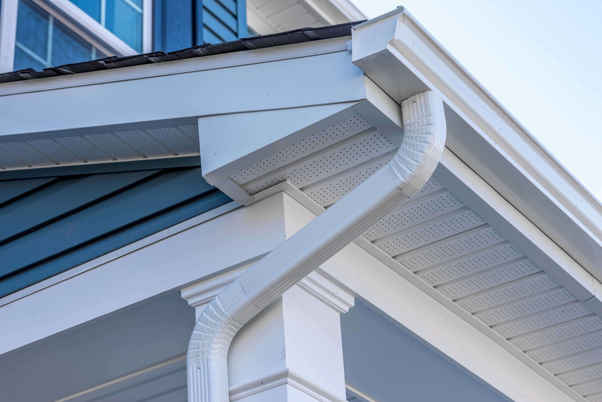 Cheap and durable vinyl gutters installation in Asheville